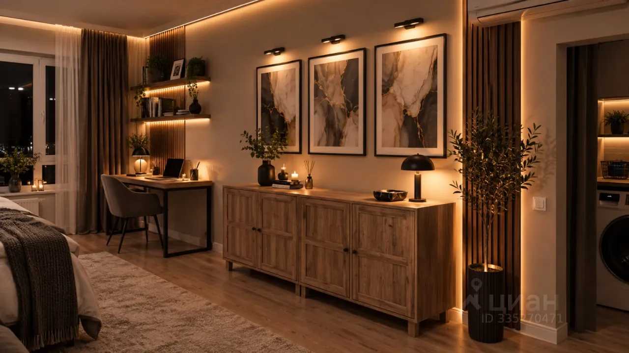 1-комнатная квартира, 30 м² — фотография 2