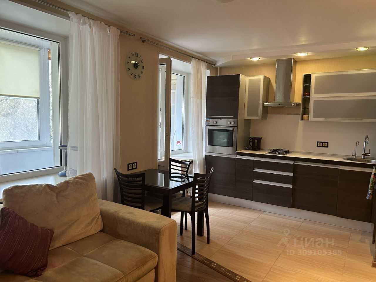 1-комнатная квартира, 40 м² — фотография 3