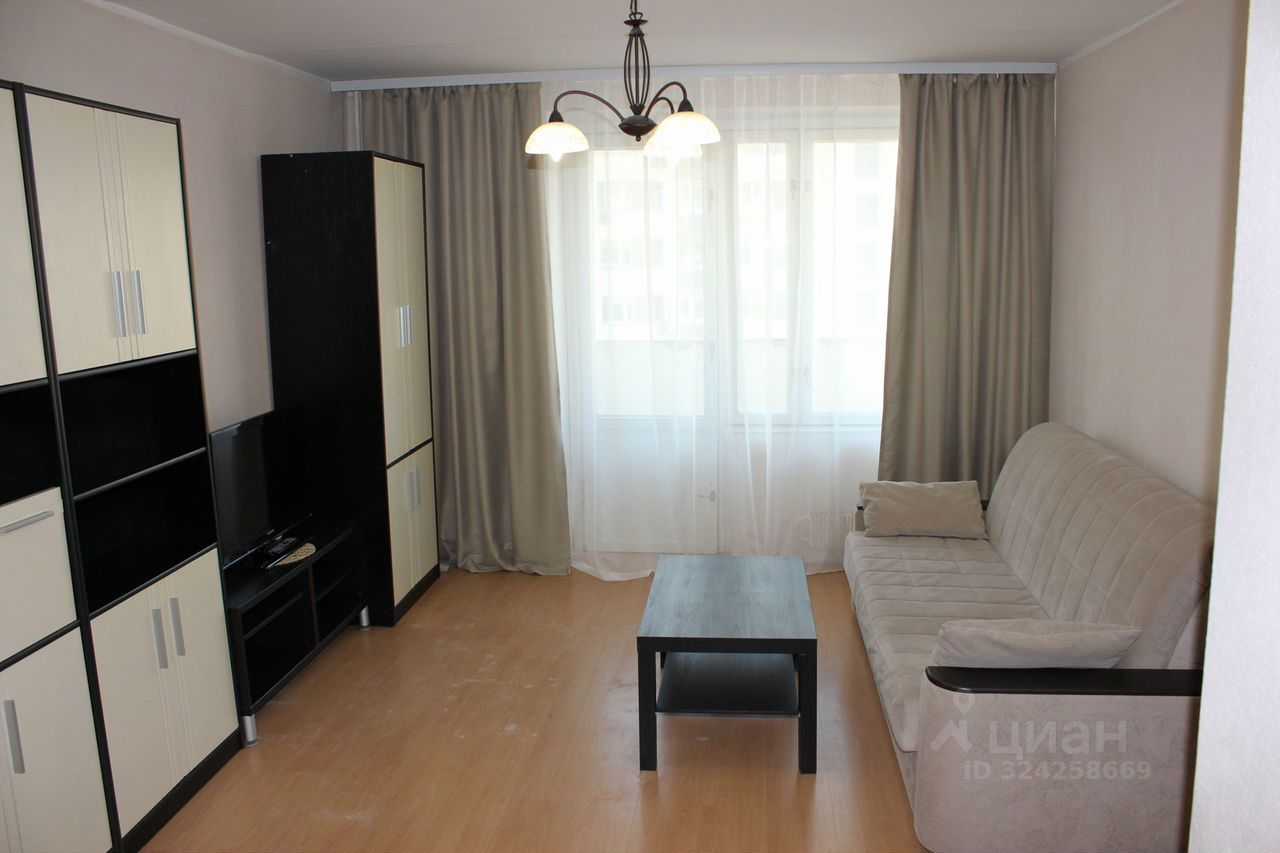 1-комнатная квартира, 34,1 м²