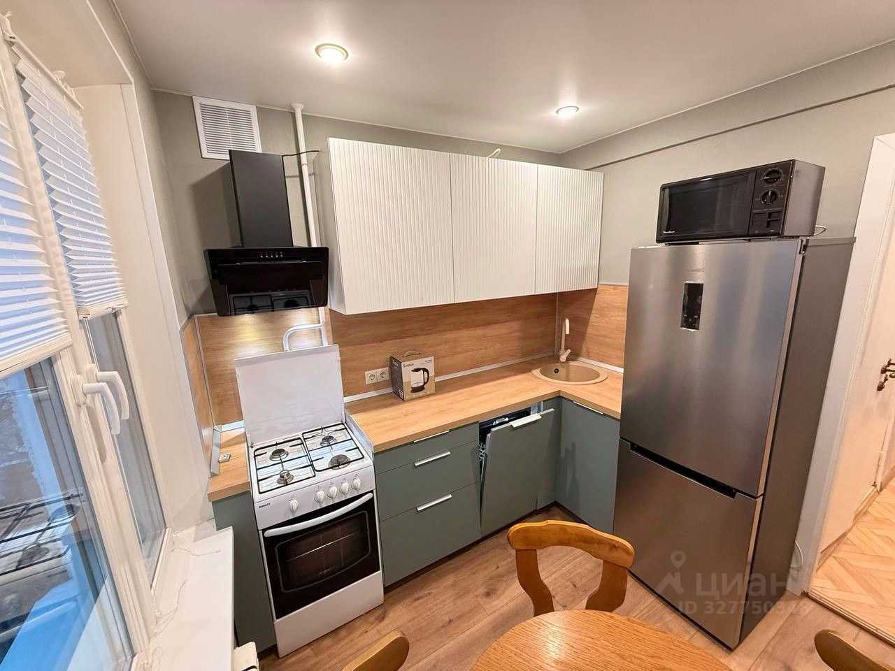 3-комнатная квартира, 55 м²