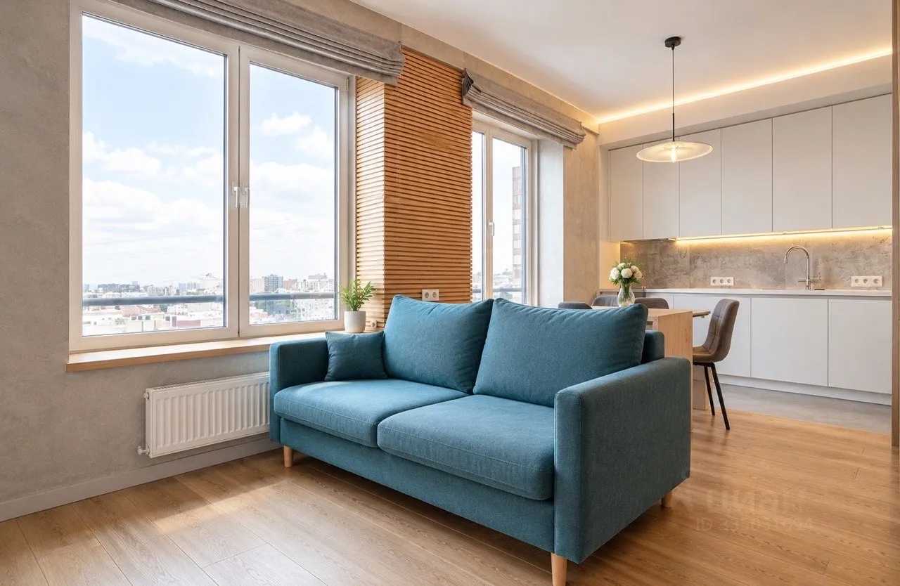 1-комнатная квартира, 47 м² — фотография 2