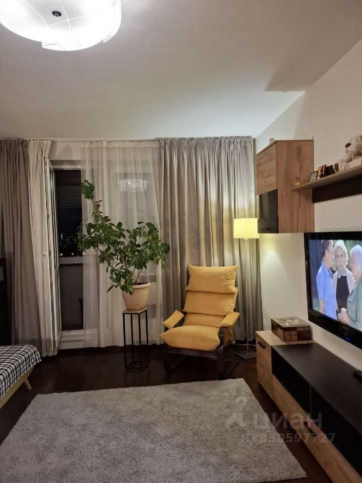 1-комнатная квартира, 36,8 м²