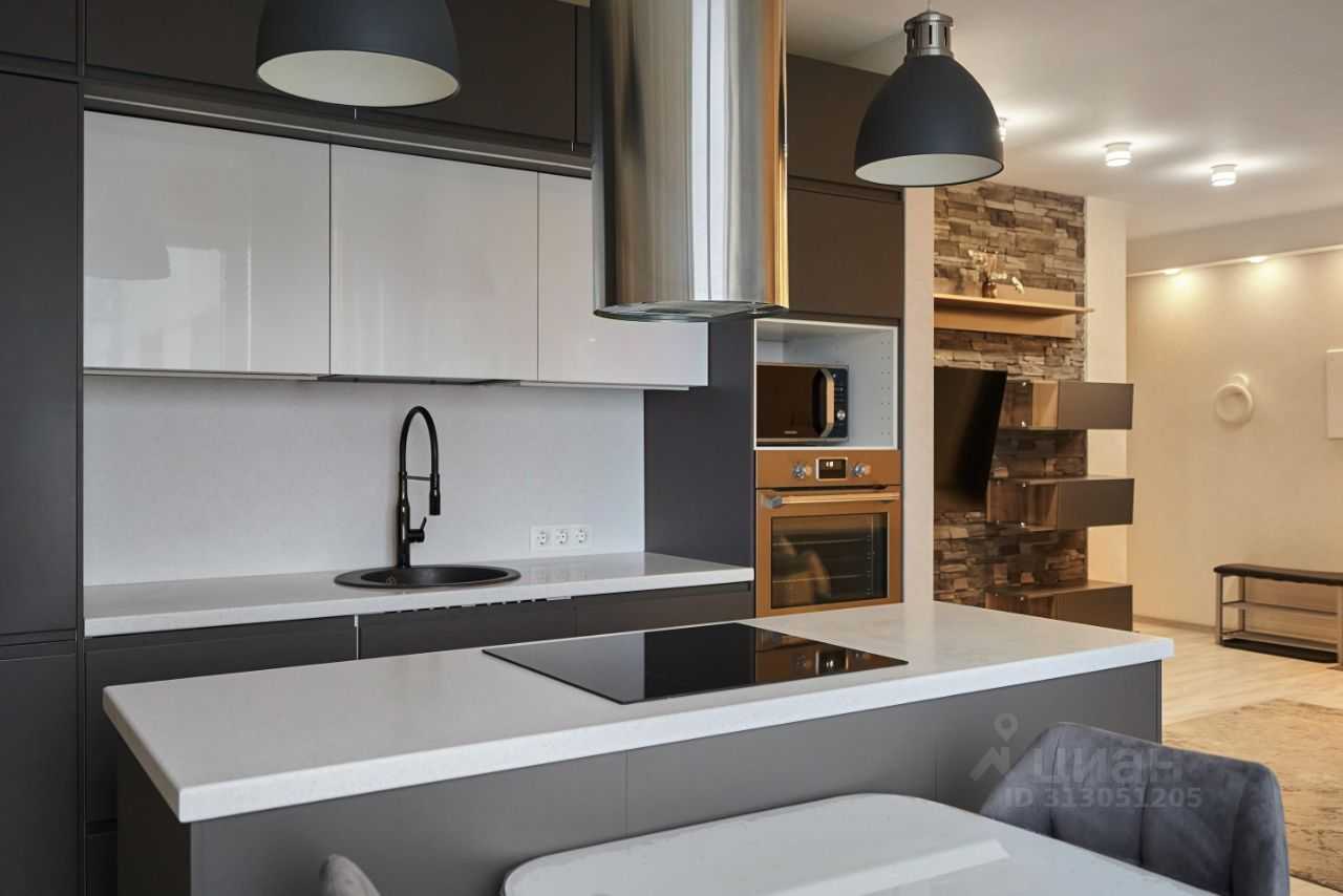 1-комнатная квартира, 55,1 м² — фотография 3