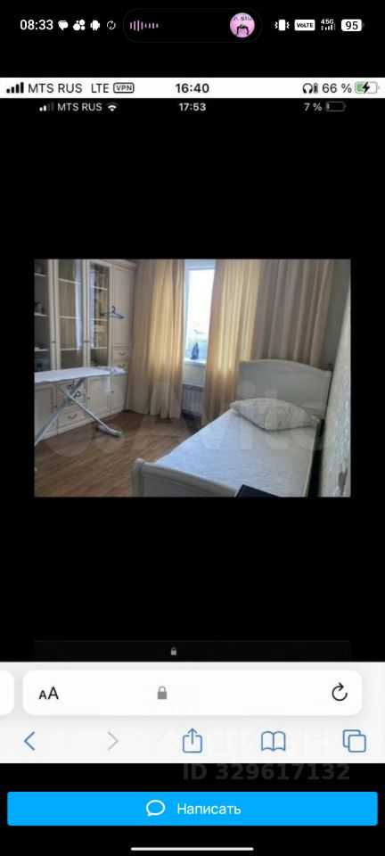 3-комнатная квартира, 74,4 м² — фотография 3