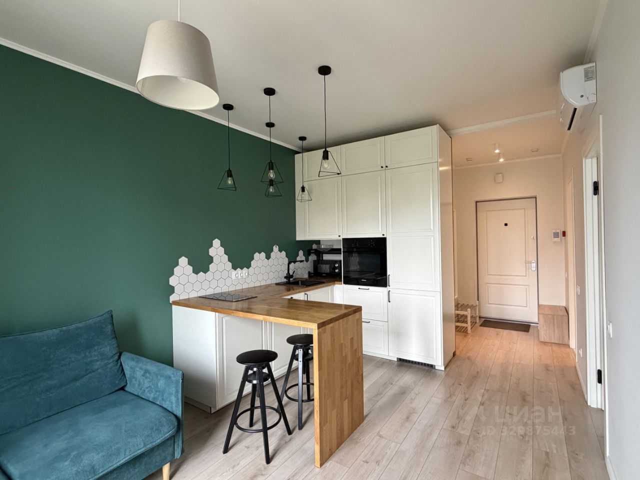 1-комнатная квартира, 39 м²