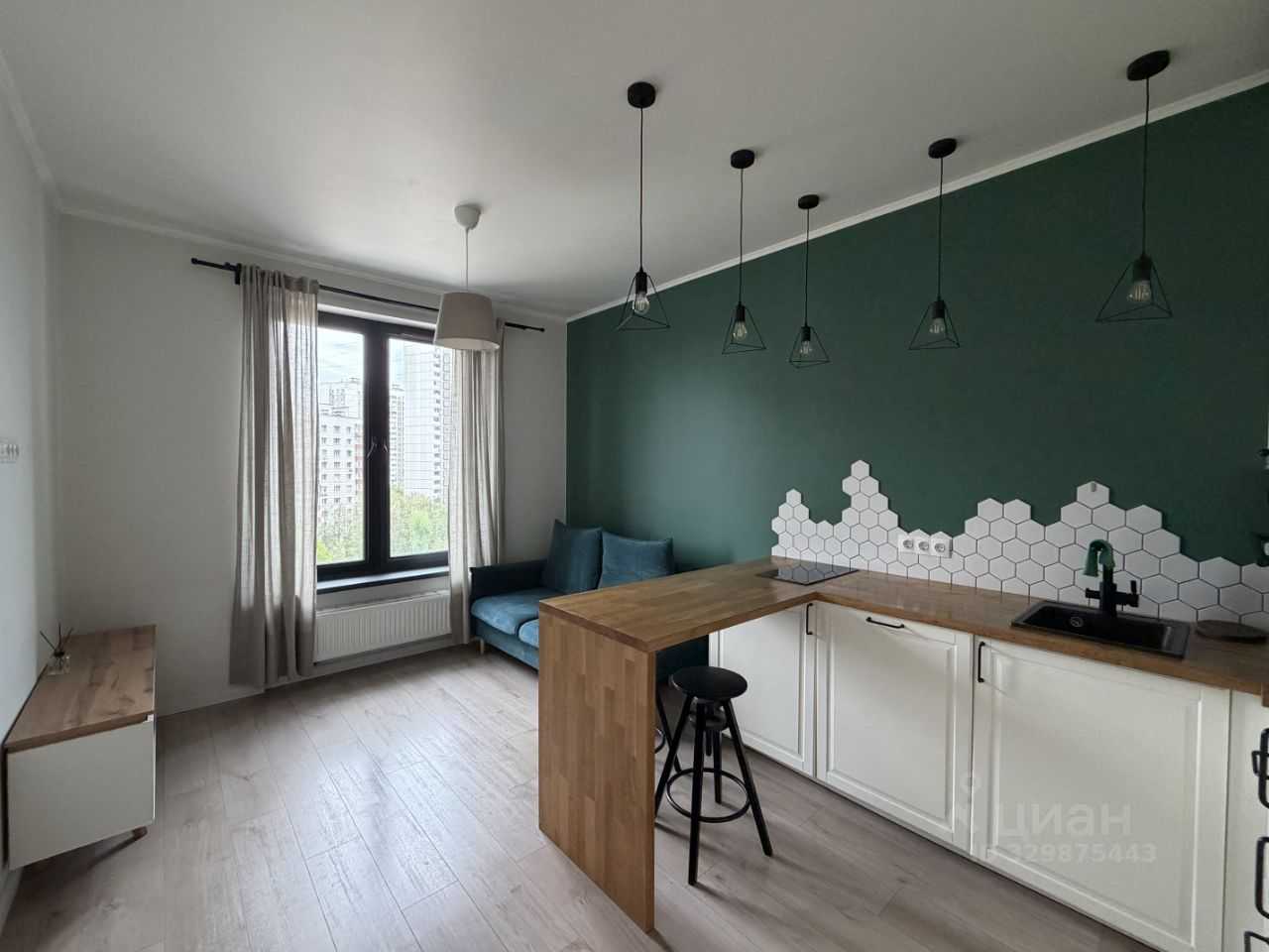 1-комнатная квартира, 39 м² — фотография 3