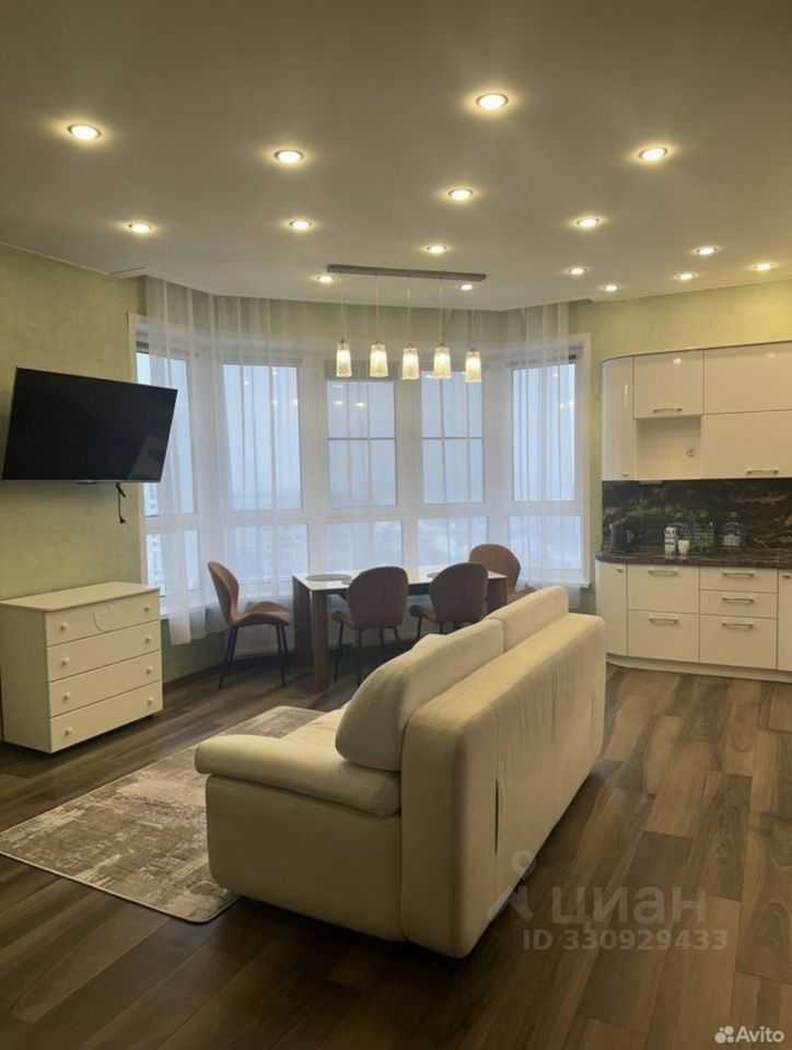2-комнатная квартира, 56 м²