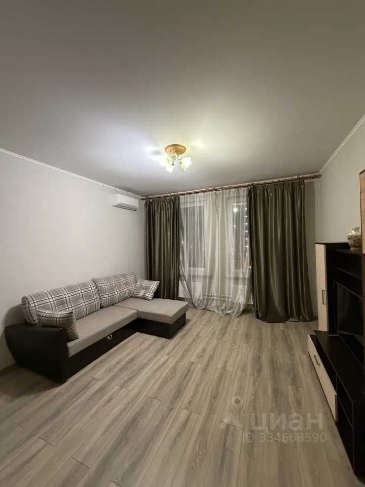 1-комнатная квартира, 38,6 м²