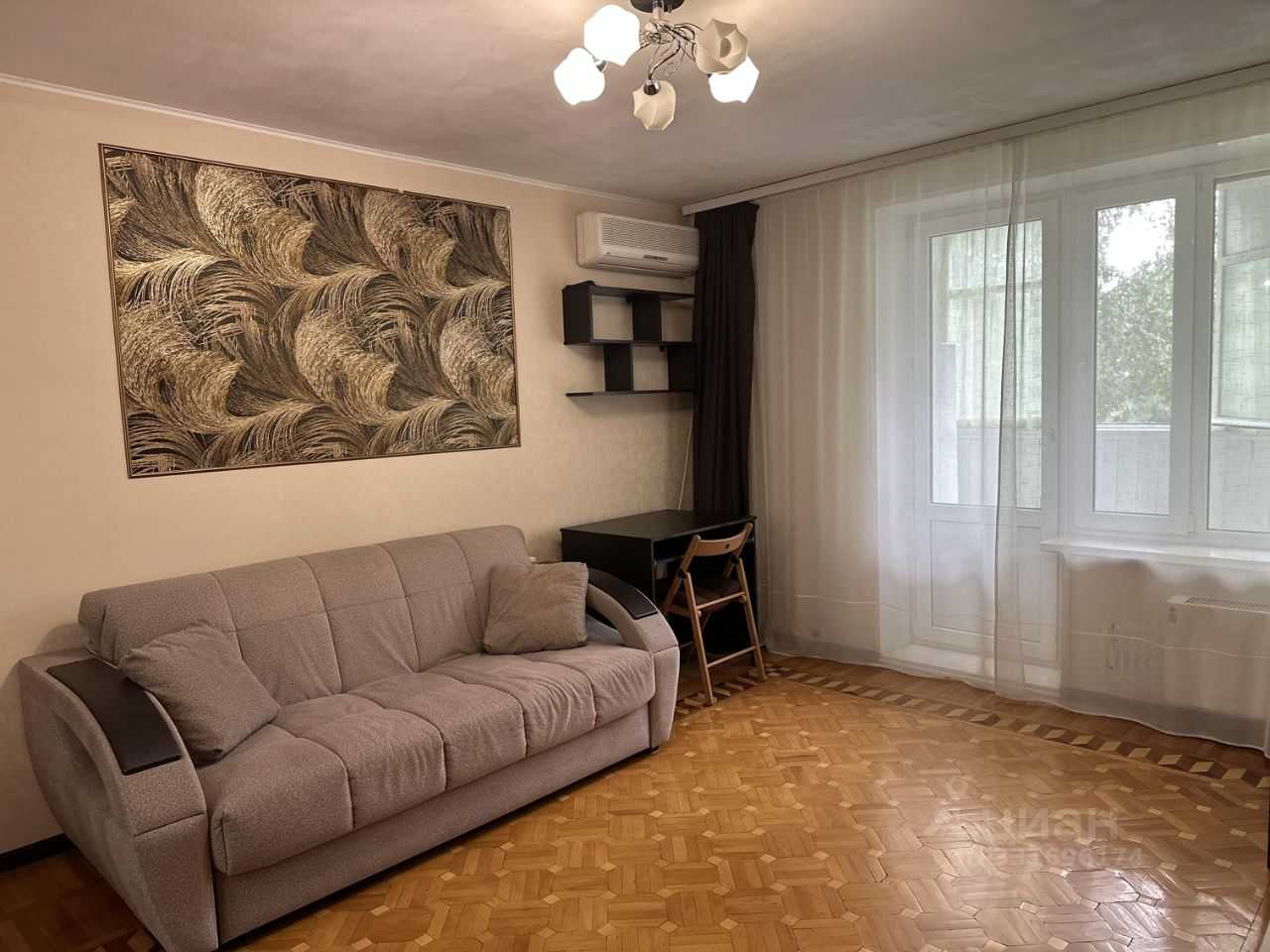 1-комнатная квартира, 34,5 м²