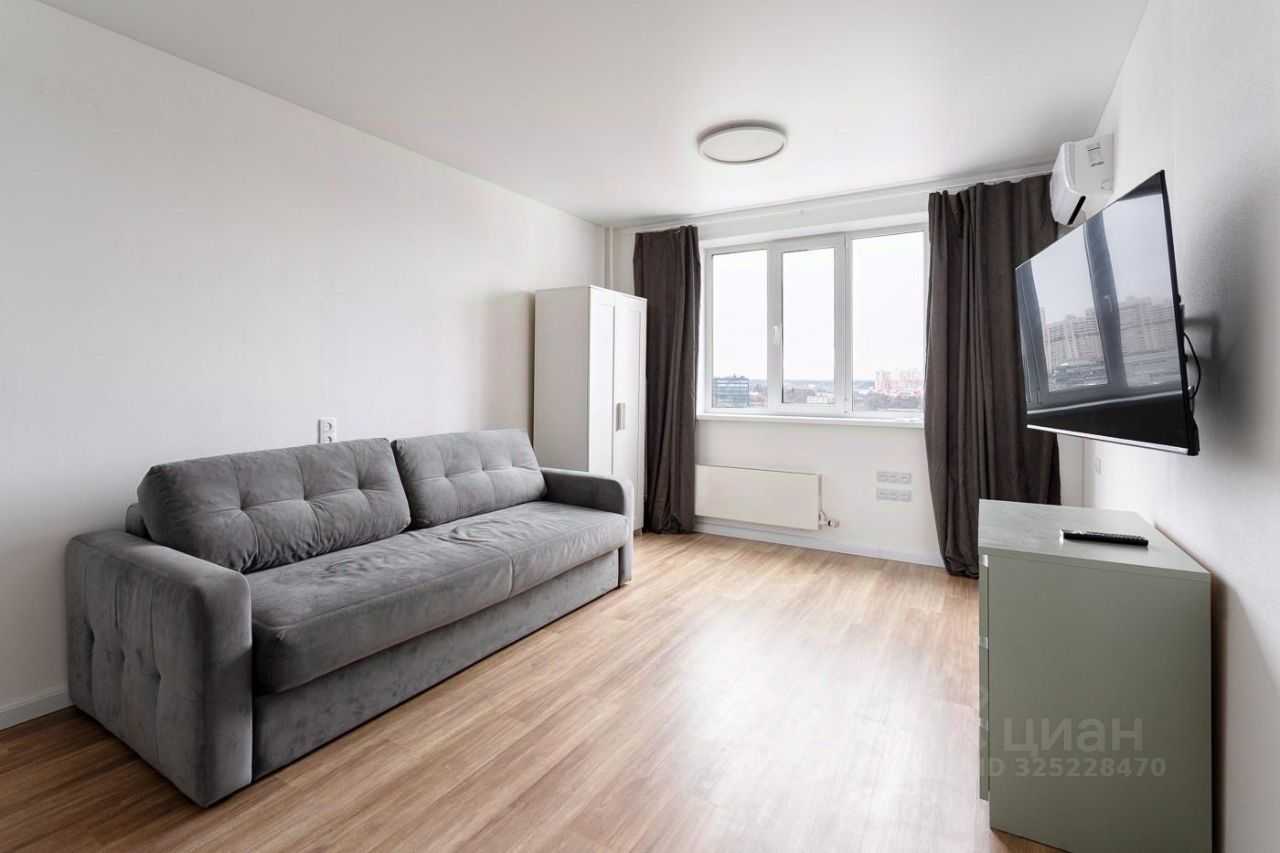 1-комнатная квартира, 38,5 м²