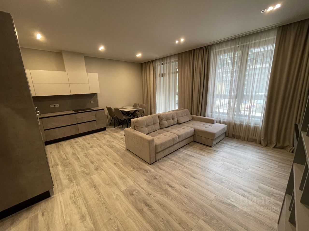 2-комнатная квартира, 74 м² — фотография 3