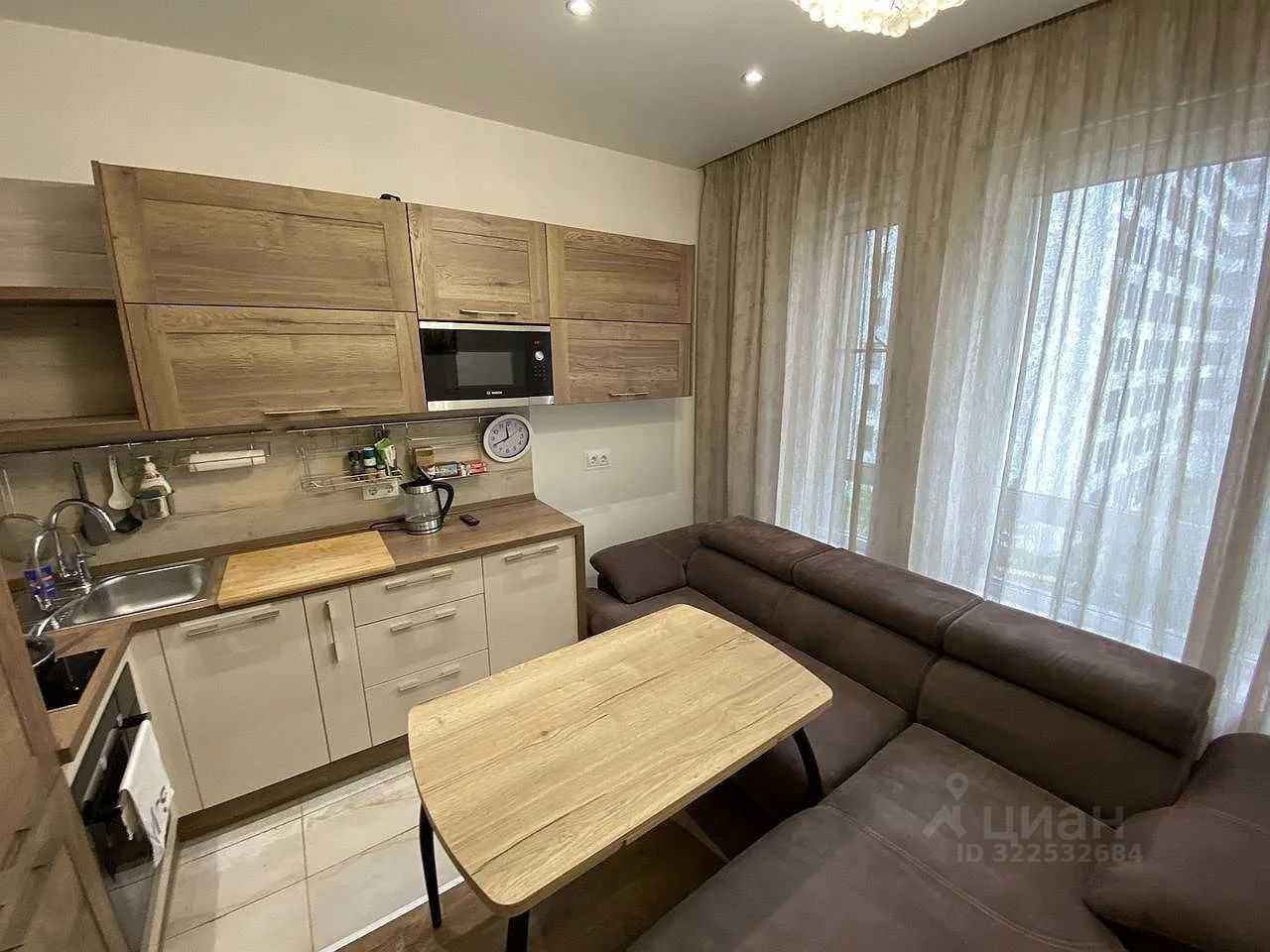 1-комнатная квартира, 40 м²