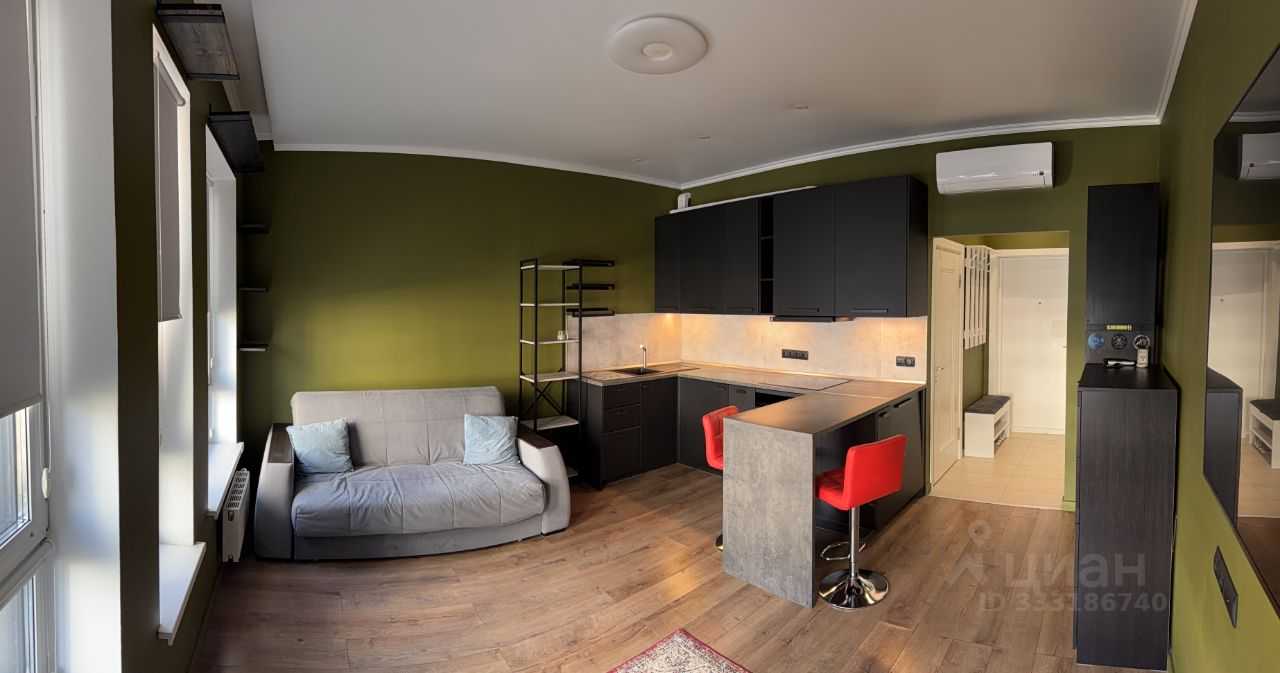 1-комнатная квартира, 27 м² — фотография 2