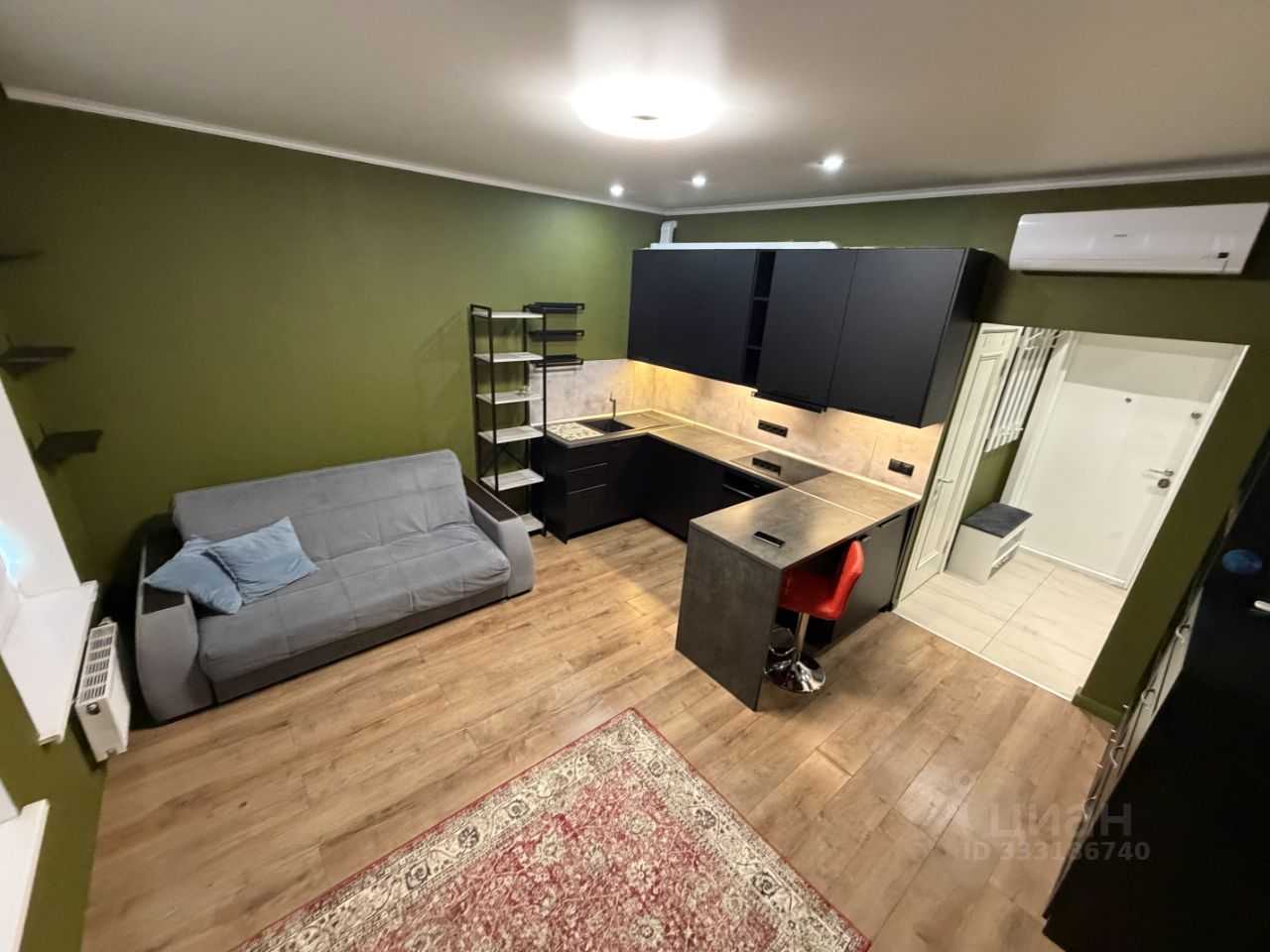 1-комнатная квартира, 27 м² — фотография 3