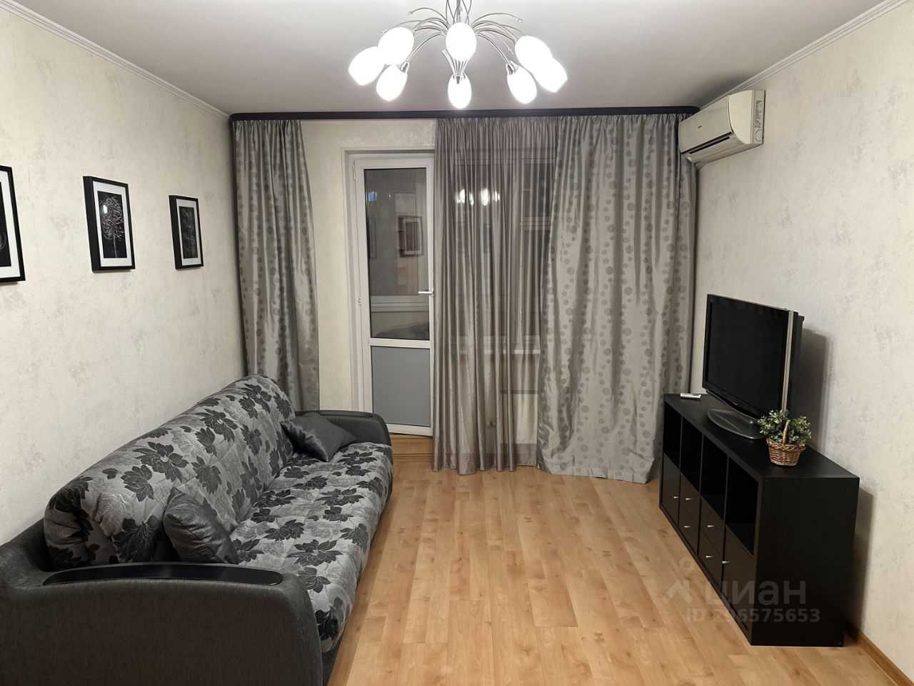 1-комнатная квартира, 37,6 м²