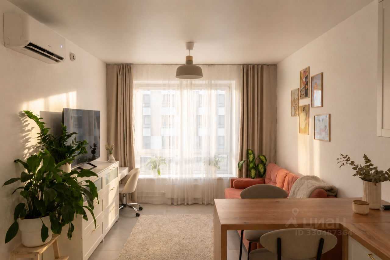 2-комнатная квартира, 35,1 м²