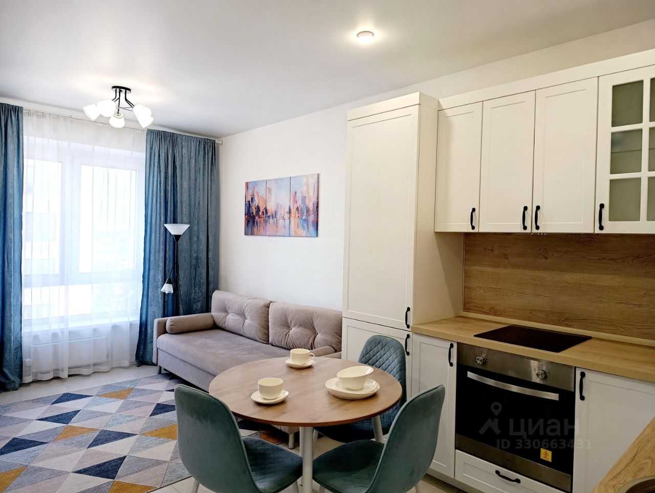 1-комнатная квартира, 40,1 м²