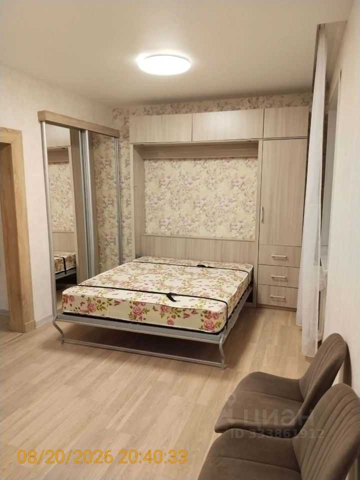 1-комнатная квартира, 32,6 м²