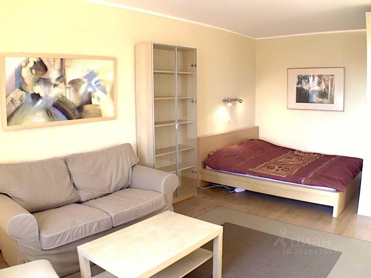 1-комнатная квартира, 35 м²