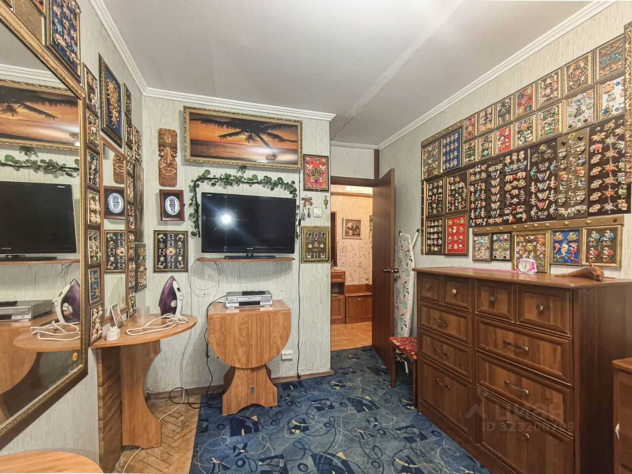 3-комнатная квартира, 57,5 м²