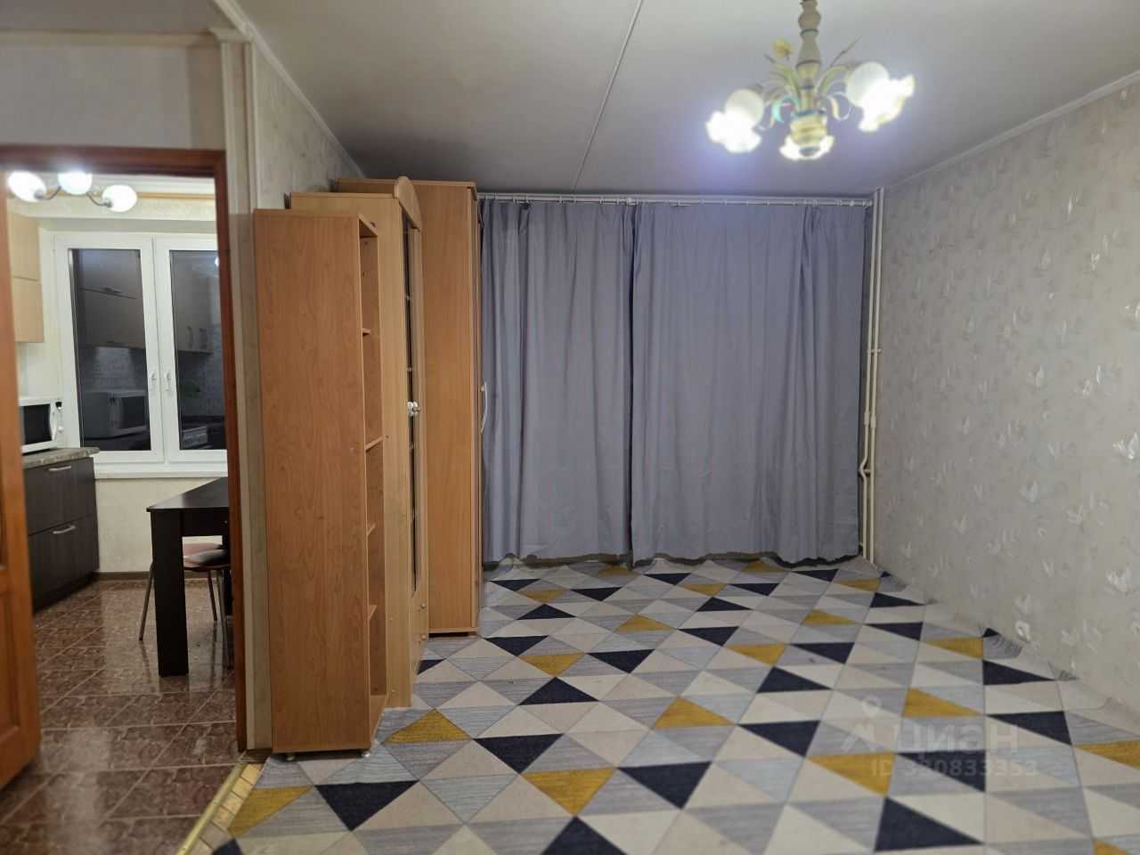 1-комнатная квартира, 33 м²