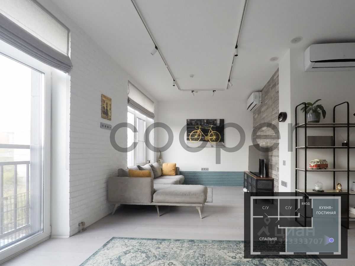 3-комнатная квартира, 67,7 м² — фотография 3