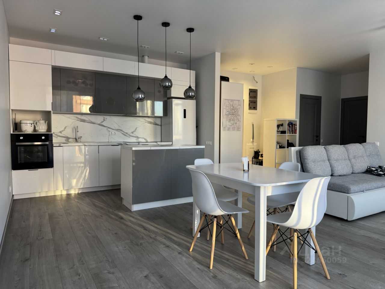 2-комнатная квартира, 56 м² — фотография 3
