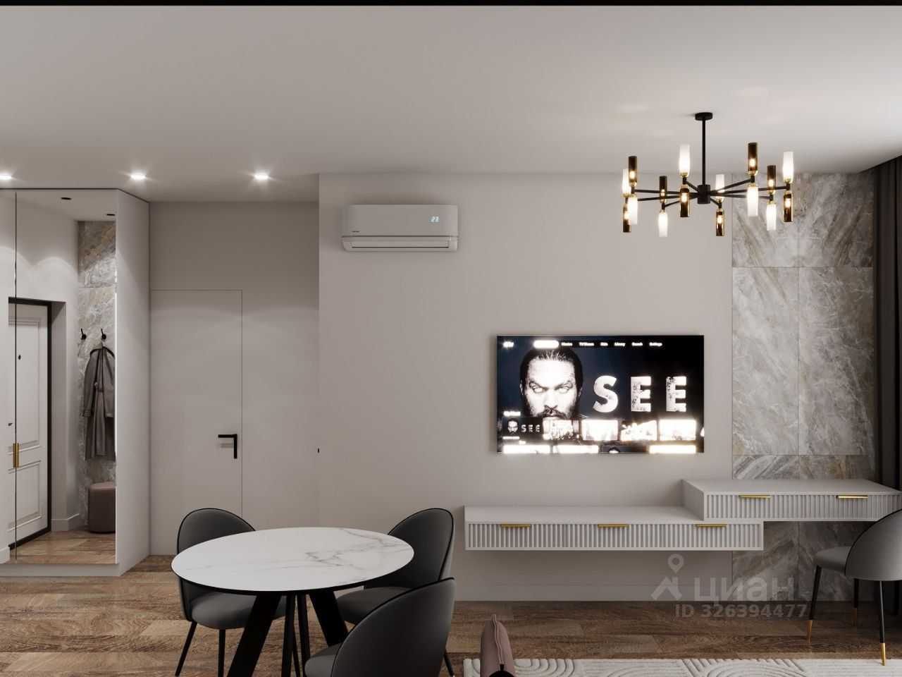 1-комнатная квартира, 40 м² — фотография 2