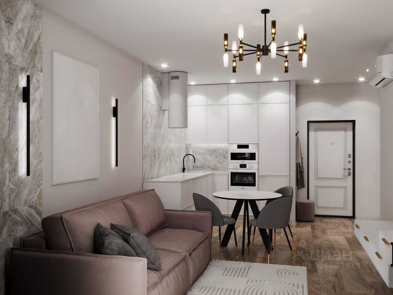1-комнатная квартира, 40 м² — фотография 3