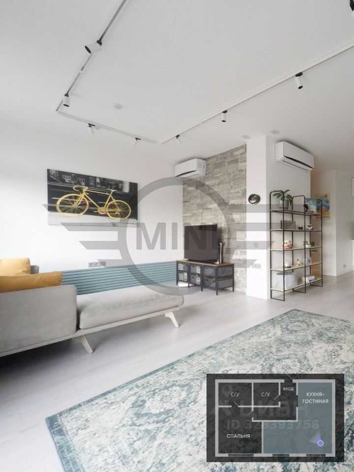 2-комнатная квартира, 67,9 м² — фотография 2