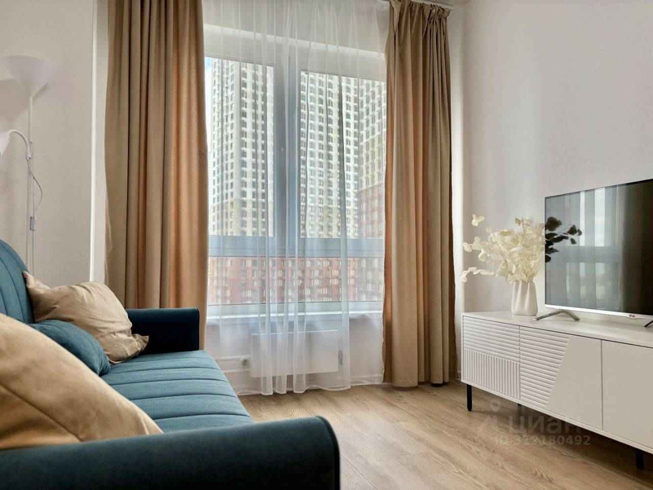 1-комнатная квартира, 34,1 м²