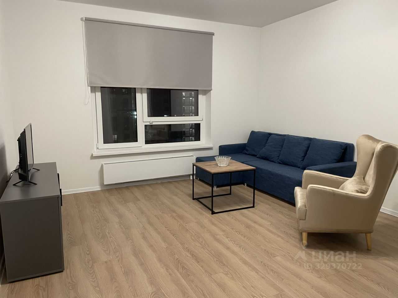 1-комнатная квартира, 45 м²