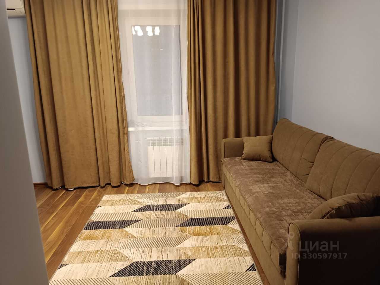 1-комнатная квартира, 33,6 м²