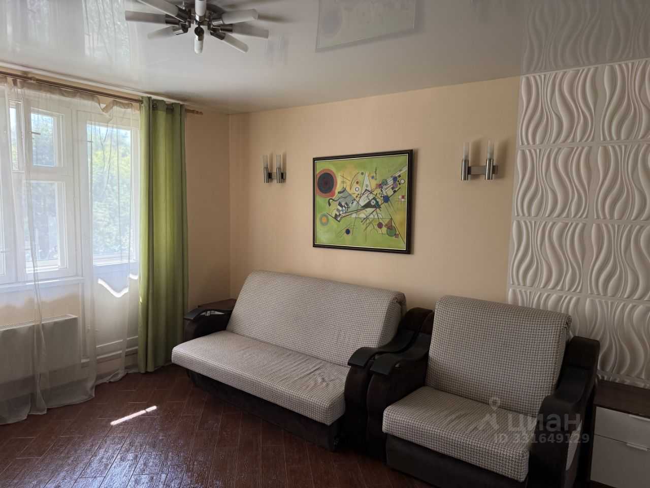 1-комнатная квартира, 40,8 м²