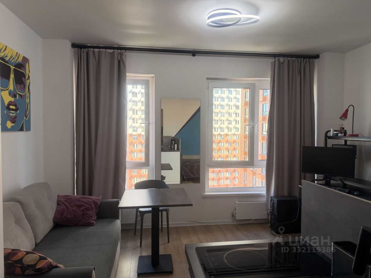 1-комнатная квартира, 25,4 м² — фотография 2