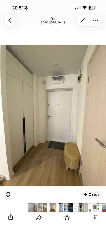 1-комнатная квартира, 33 м² — фотография 3