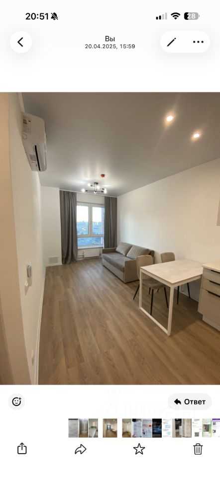 1-комнатная квартира, 33 м² — фотография 2