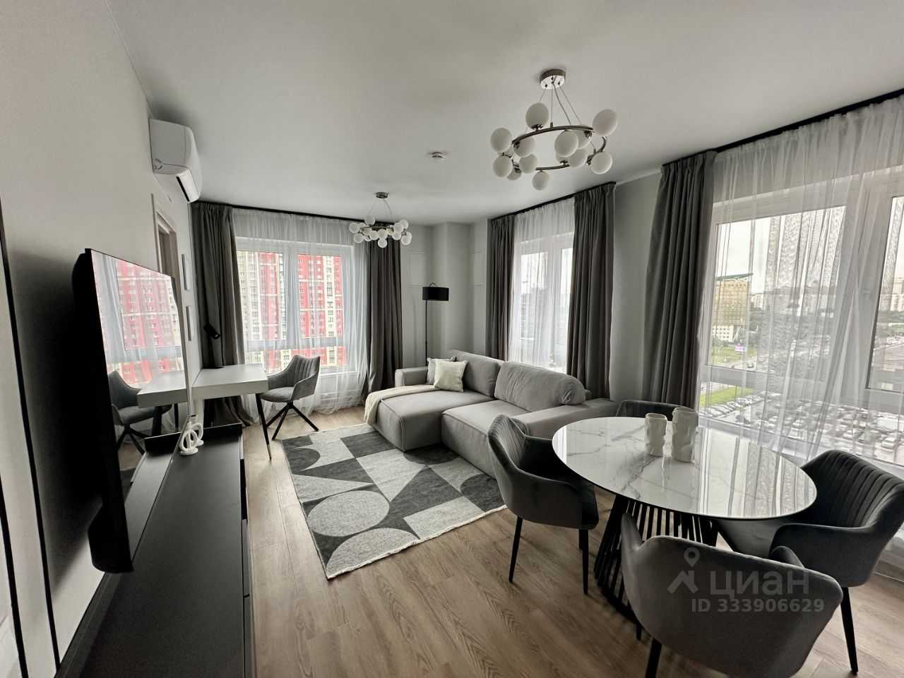 1-комнатная квартира, 41,7 м²