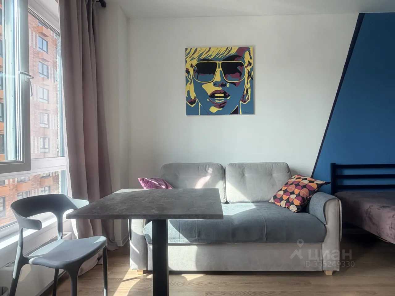 1-комнатная квартира, 25,4 м²