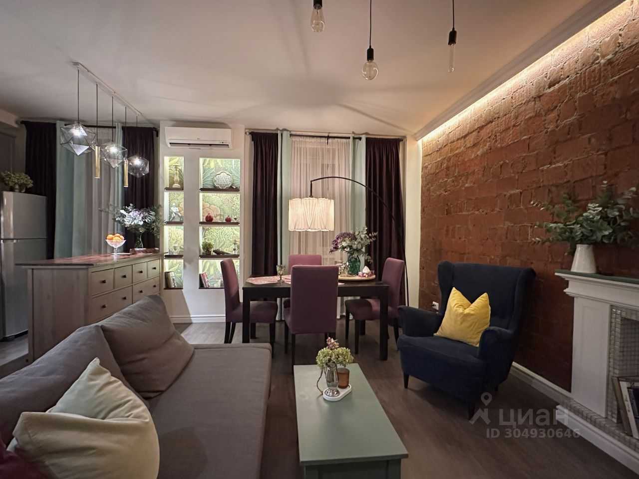 3-комнатная квартира, 63 м² — фотография 2