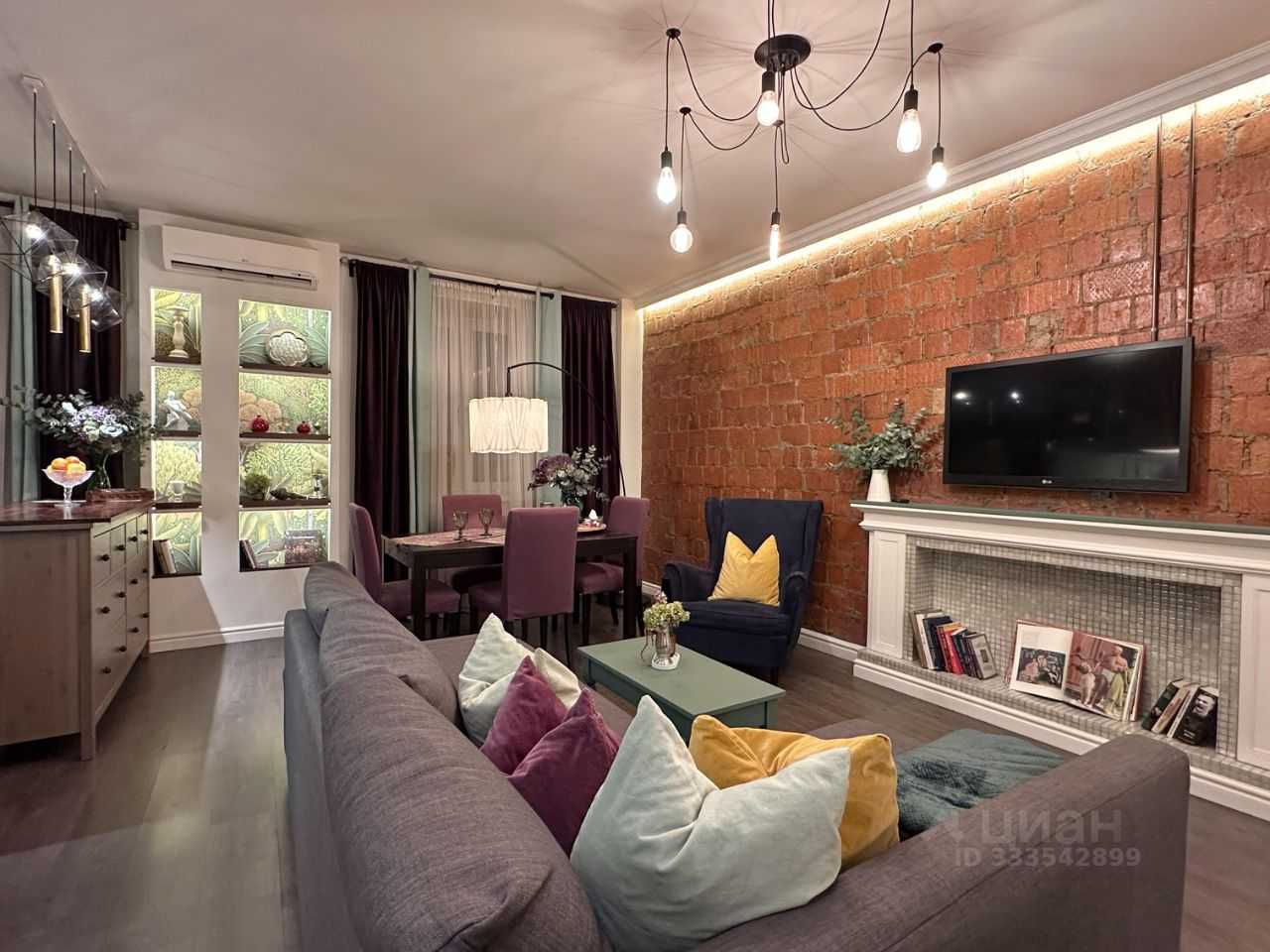 3-комнатная квартира, 63 м²