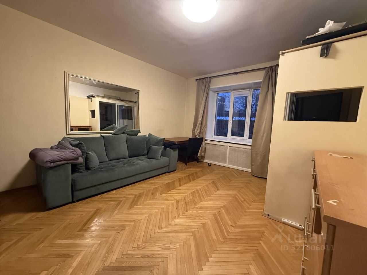 1-комнатная квартира, 35 м²