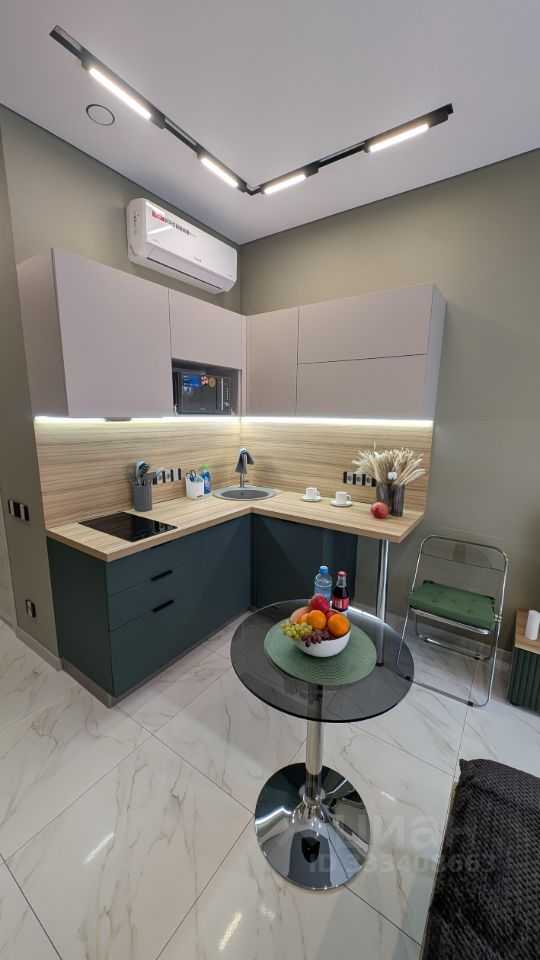 1-комнатная квартира, 21,7 м²