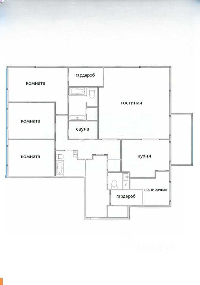 4-комнатная квартира, 201 м² — фотография 3