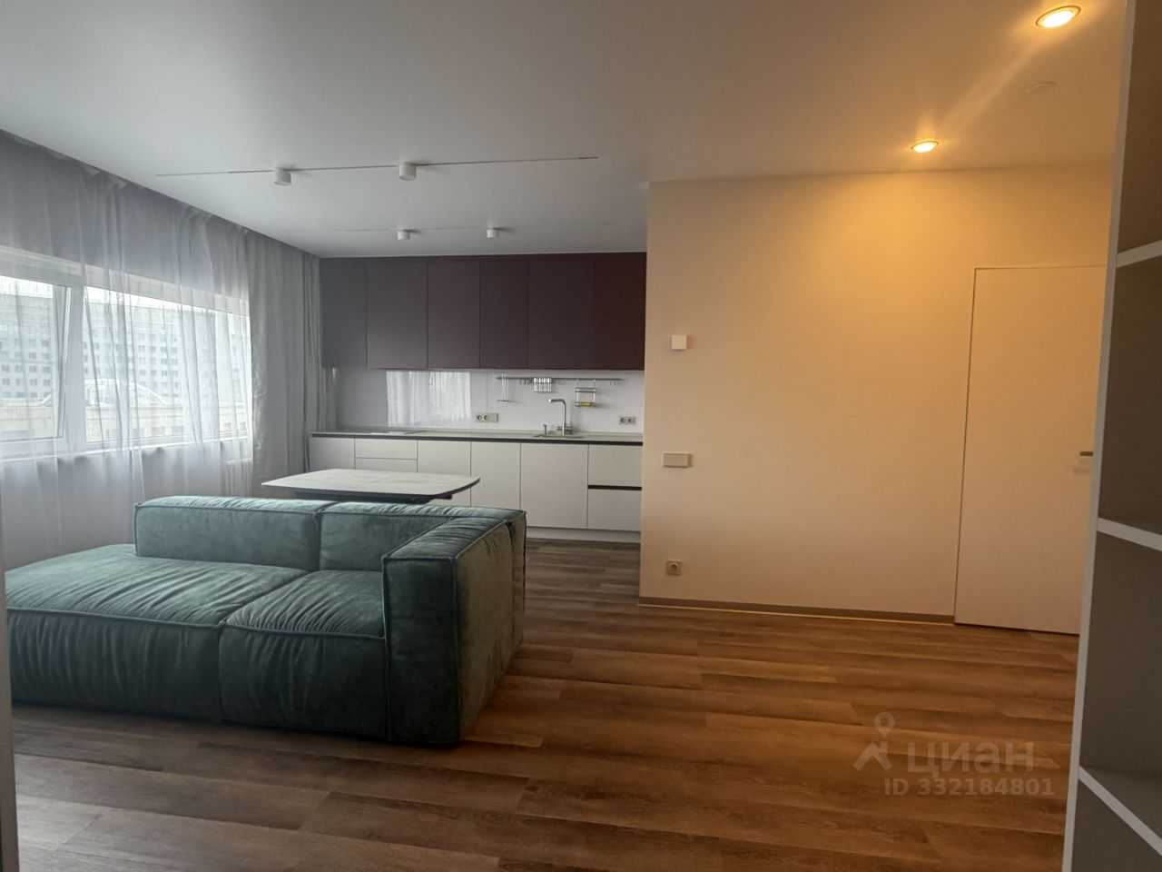 2-комнатная квартира, 51,3 м²