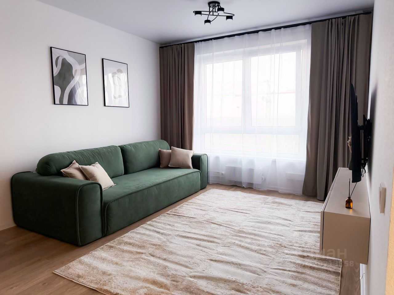 2-комнатная квартира, 57,7 м²