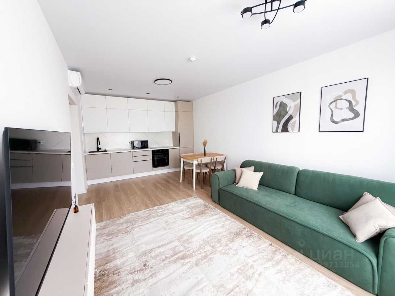 2-комнатная квартира, 57,7 м² — фотография 2