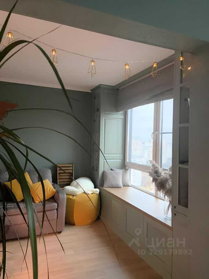 1-комнатная квартира, 34,4 м²