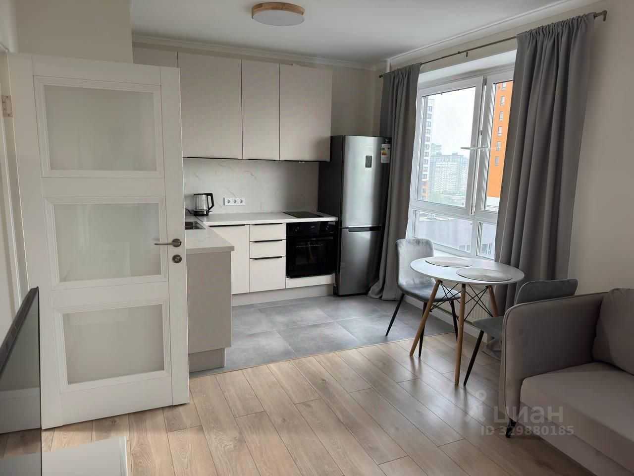 1-комнатная квартира, 33,7 м²