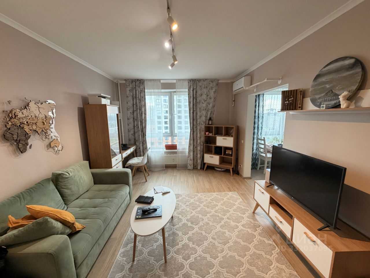1-комнатная квартира, 46 м² — фотография 2